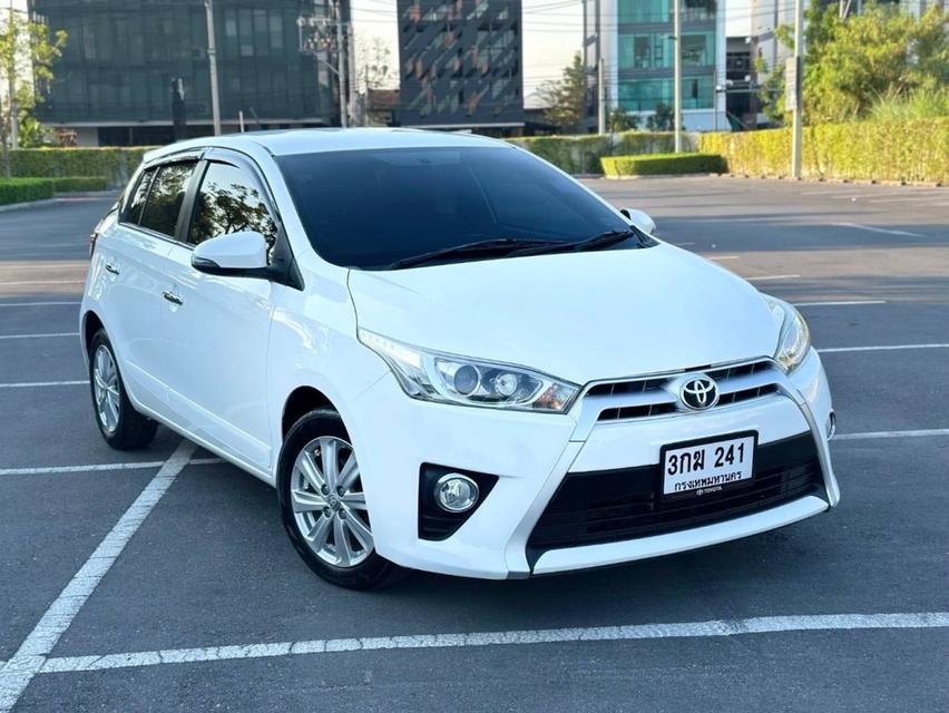 TOYOTA YARIS ECO 1.2 G เกียร์ Auto สีขาว ปี2014 (TOP) 2