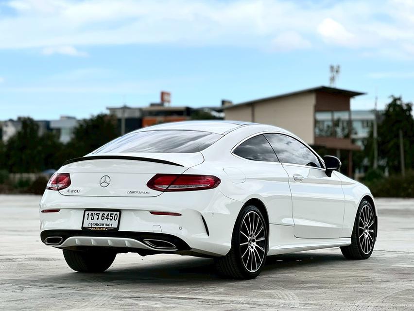 รหัสรถ CH6450 MERCEDES BENZ C250 COUPE AMG 2018 จด 2019 รูปที่ 4