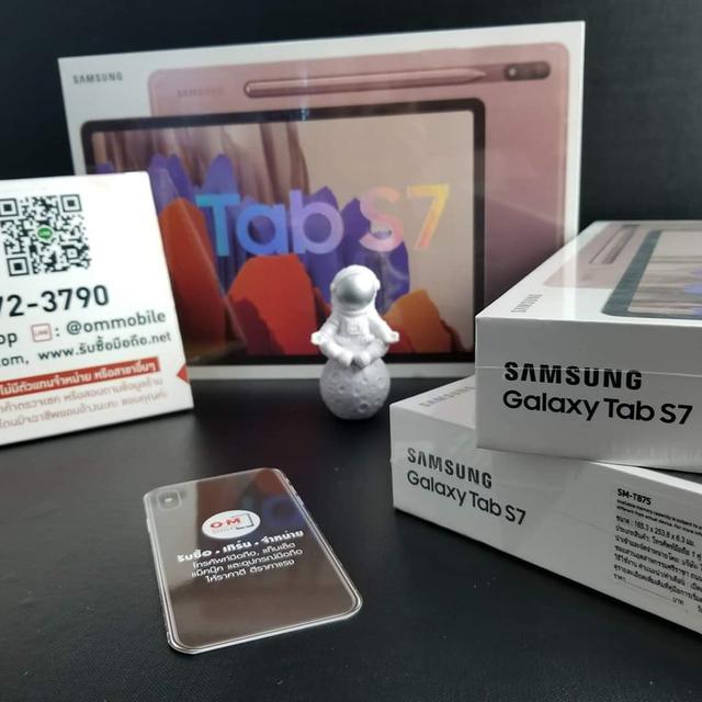 ขาย/แลก Samsung Galaxy Tab S7 6/128GB (LTE) ศูนย์ไทย ใหม่มือ1 ยังไม่ได้แกะซีล Snap865Plus เพียง 19,900 บาท  1