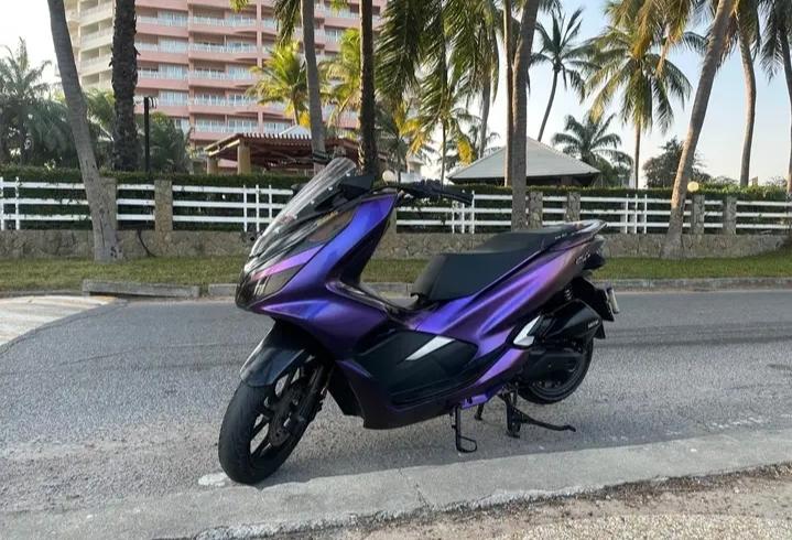 2018 Honda PCX สีม่วง 4