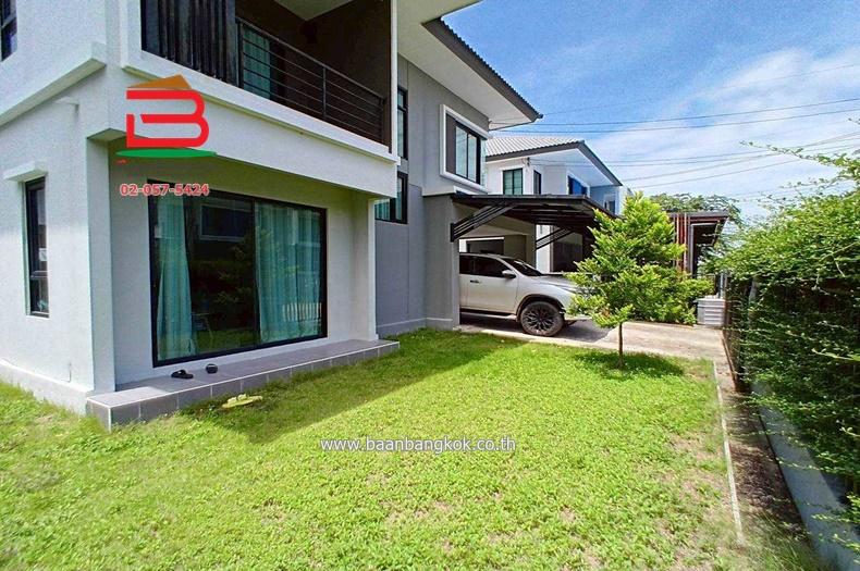 บ้านเดี่ยว หมู่บ้านดีไลท์ ดอนเมือง (Delight) เนื้อที่ 56.6 ตรว. ตำบลหลักหก อำเภอเมืองปทุมธานี จังหวัดปทุมธานี