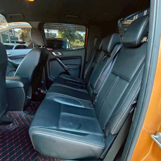 FORD RANGER 2.0 BI-TURBO WILDTRAK 4WD ปี 2019 สีส้ม โฉม DOUBLE CAB รูปที่ 12
