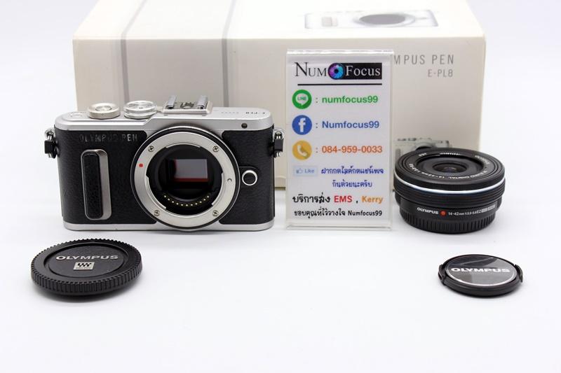 กล้อง Olympus PEN Lite E-PL8 เลนส์ 14-42mm EZ สีดำเงิน สภาพสวย ซัตเตอร์ 7 พัน อดีตประกันศูนย์ รูปที่ 3