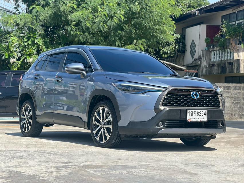 TOYOTA COROLLA CROSS 1.8 HYBRID PREMIUM ปี 2020 โฉม ปี20-ปัจจุบัน สีเทา เกียร์ออโต้