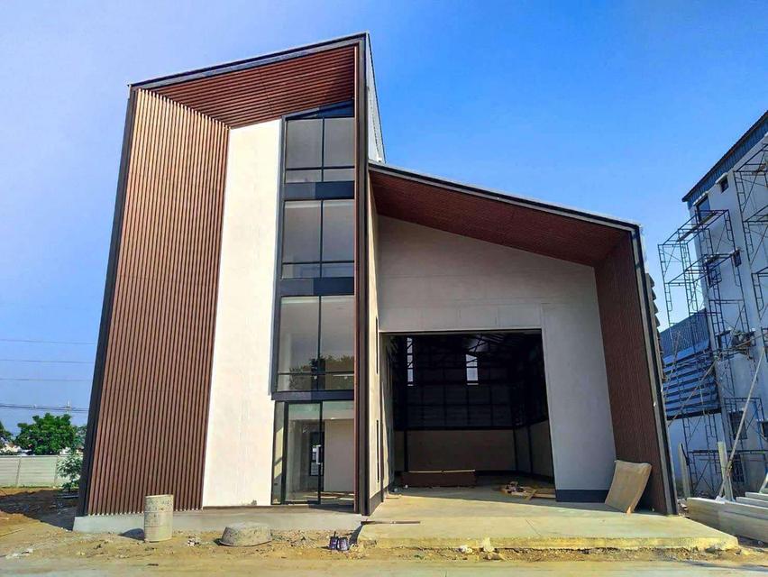 ที่ดินเปล่า + พร้อมรับสร้างโกดัง โรงงาน ออฟฟิศใหม่ ย่านบางบัวทอง นนทบุรี 340 5