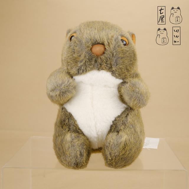 ตุ๊กตา VGT Old Fur สัตว์ออสเตรเลีย・วอมแบต・ขนเก่า 🐨 Wombat Plush ・Standard・Seated Layout・18 cm・CITER Souvenirs・Australian Plush
