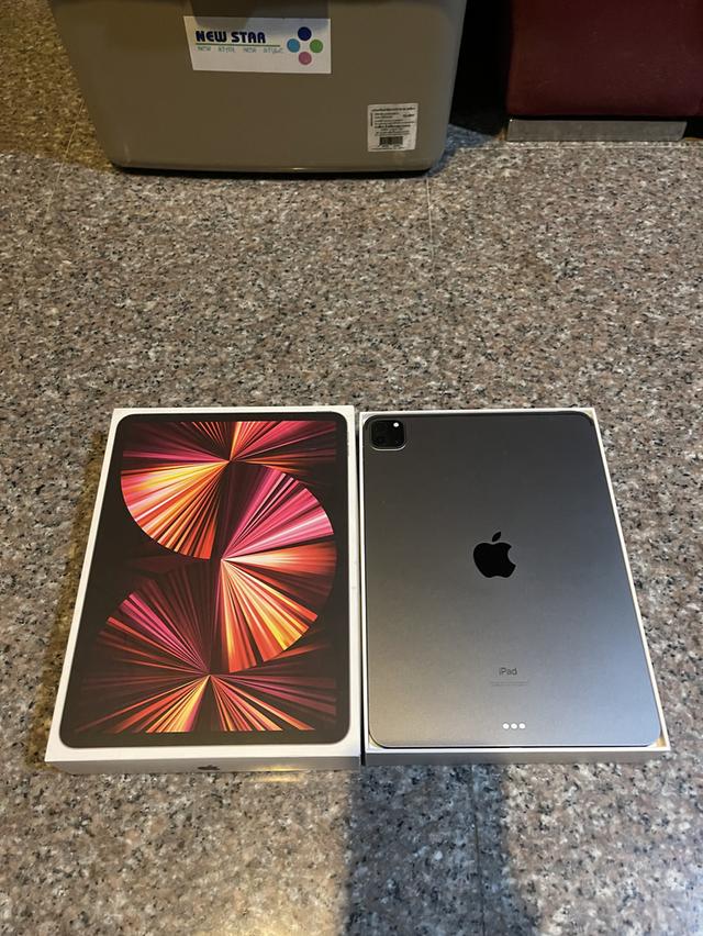ขายiPadPro11นิ้วM1สีดำ128กิ๊กสูนTrueมีกล่องไร้รอยตกใช้งานดีถูกๆ 2