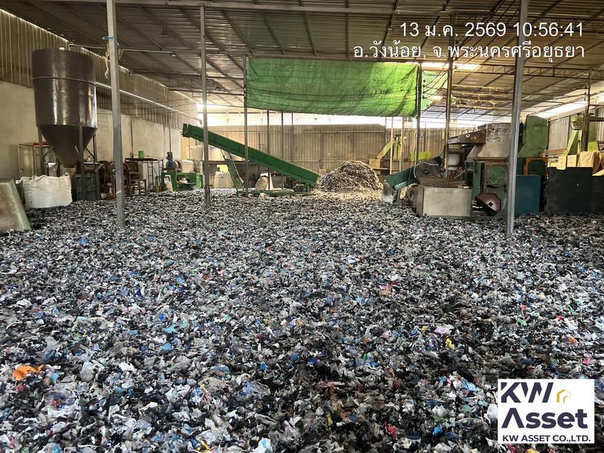 ขายโรงงานหลอมเม็ดพลาสติก เป่าถุงและตัดถุง 1,000 ตรม. มีใบอนุญาต รง. 4 พร้อมที่ดิน 2 ไร่ พิกัด อยุธยา- วังน้อย  ราคาลดเหลือ 23,000,000 บาท 20