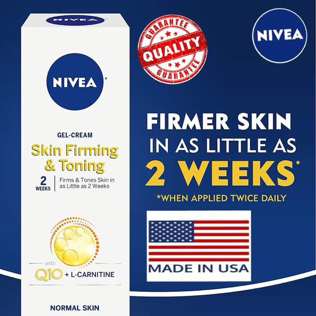 🇺🇸แท้ Nivea Skin Firming & Toning gel-Cream with Q10+L Carnitine 189 g. 3