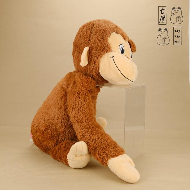 ตุ๊กตา ลิง คิวเรียส จอร์จ เจ้าจ๋อ ขนปุย 🐵 Mega Jumbo Plush 46 cm ~ SEGA・Curious George・Monkey・Fluffy Ver. ~ Universal Studios ✨ รูปที่ 5