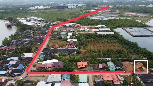 ขายที่ดินถมแล้ว ขนาด 40 ตรว. ชุมชนสันติสุข ต.บางกุ้ง อ.เมือง จ.สุราษฎร์ธานี น้ำถึงไฟถึงพร้อมสร้างบ้าน 5