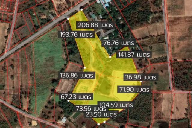 FOR SALE ที่ดิน ขายที่ดินเปล่ารวม 40-1-27 ไร่ ต.โคกแปลง อ.เมืองชัยภูมิ จ.ชัยภูมิ ราคา 18 ล้านบาท 40 Rai 1 ngan 27 ตร.ว.  2