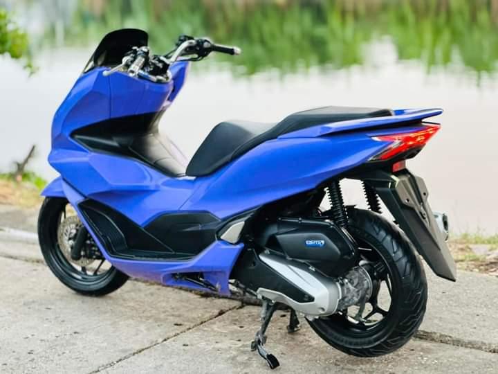 Honda pcx สีม่วงพาสเทล 3