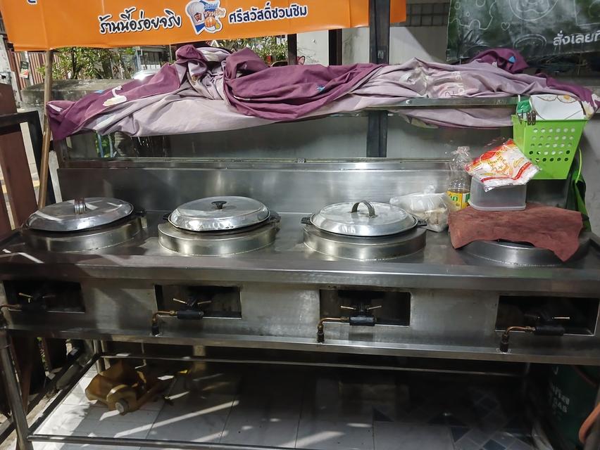 เตาสแตนเลสขนมครก 4หัว พร้อมใช้งาน 3