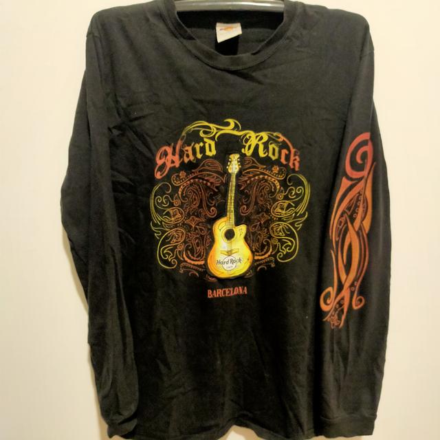 เสื้อHard Rock Cafe "Barcelonaแขนยาว