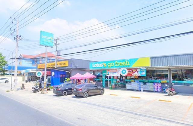 รพ.สามพราน 5.1กม. ตลาดนัดเปโตร 1.4กม.ติดถนนใหญ่ ให้เช่าตึกแถว 5ชั้น 2คูหา 43ตร.วา. 700ตร.ม. ถ.เพชรเกษม นครปฐม 6