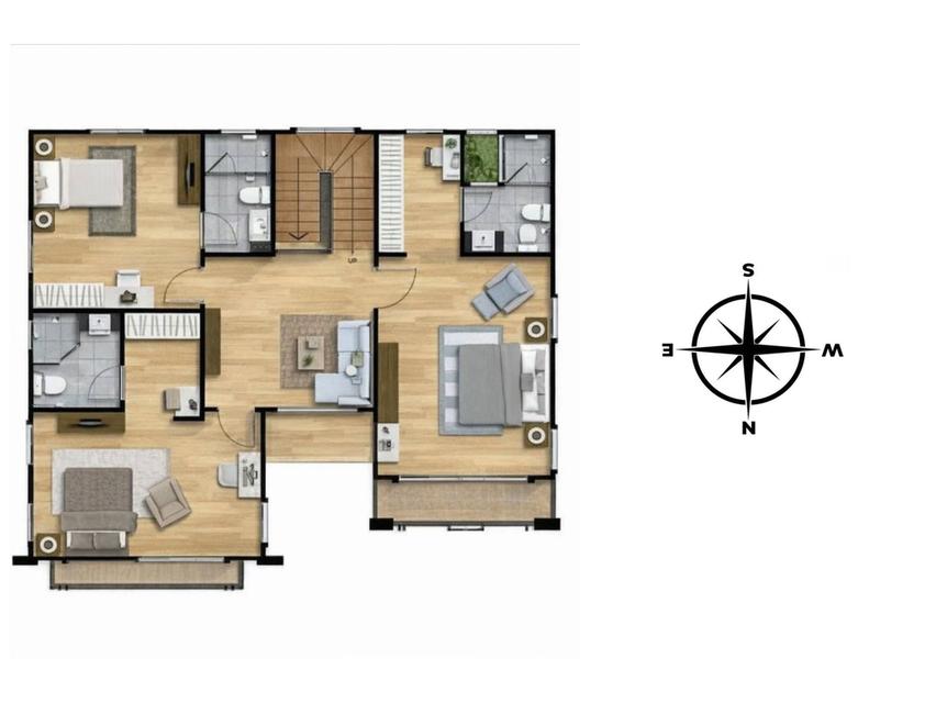 ขาย / เช่า บ้านเดี่ยว 2 ชั้น โครงการ ภัสสร บางนา-สุวรรณภูมิ กิ่งแก้ว  หลังมุม ตกแต่งครบ 8