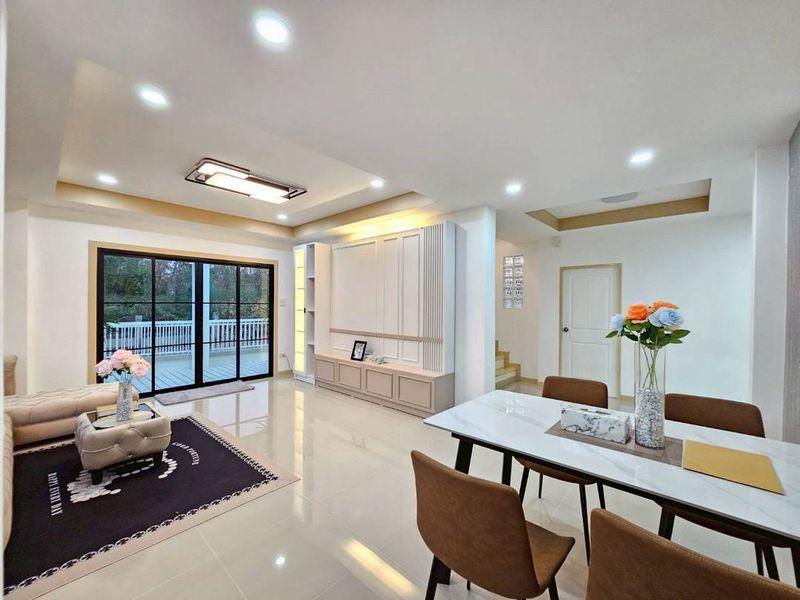 หมู่บ้านศิลปการพาร์ค3 ถนนบ้านกล้วย-ไทรน้อยบ้านเดี่ยว 2 ชั้น ตกแต่งใหม่พร้อมอยู่ หลังมุมถนนเมน สำหรับครอบครัวใหญ่ 15