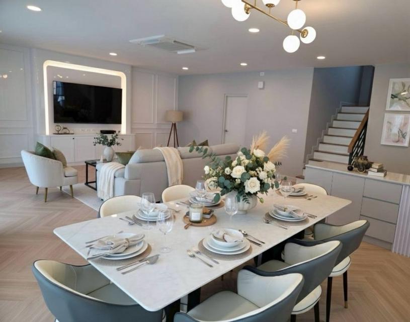 บ้านหรูให้เช่า เซนโทร บางนา เฟส 2 บ้านใหม่ ตกแต่งบิ้วอินครบ พร้อมเข้าอยู่ ไลน์ไอดี ✅ @ibx7531n 2