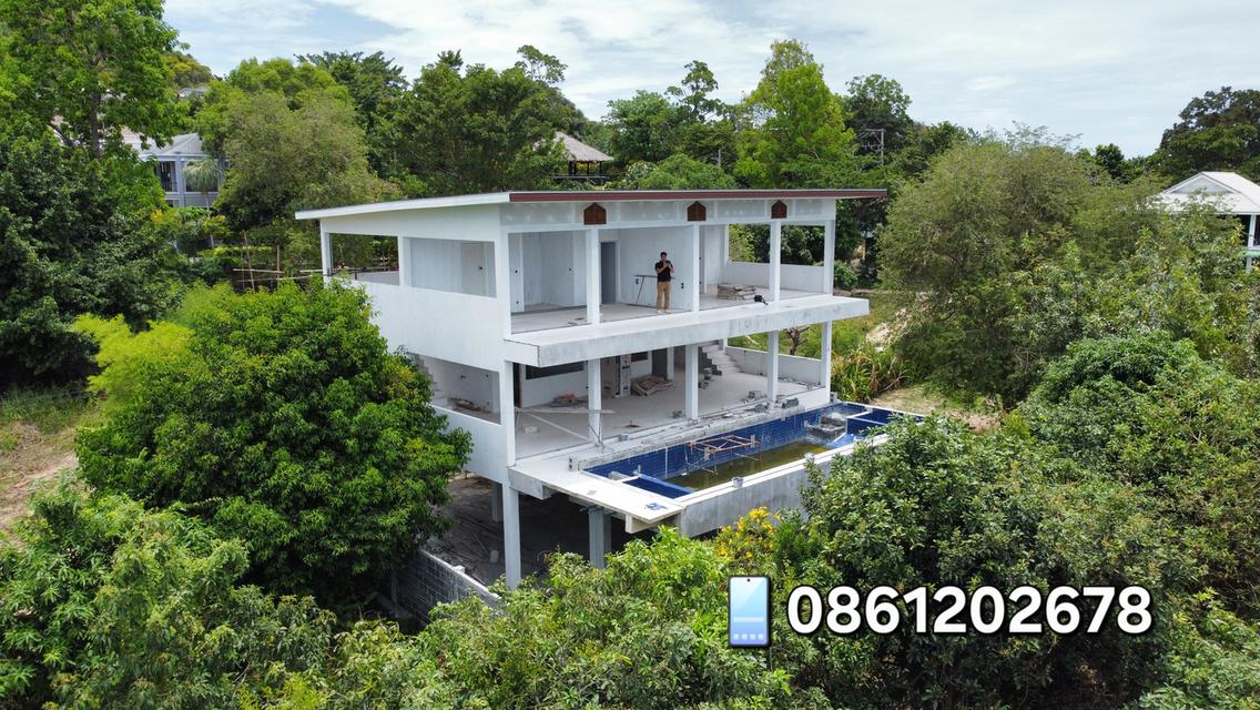 ขายที่ดินพร้อมบ้านซีวิวเกาะสมุย 15