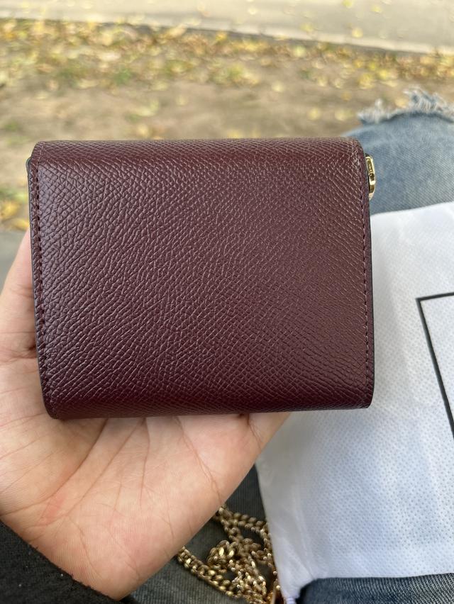 กระเป๋า LYN มือ2 มีสายคล้องในตัวสีทอง พร้อมถุงกระเป๋า 3