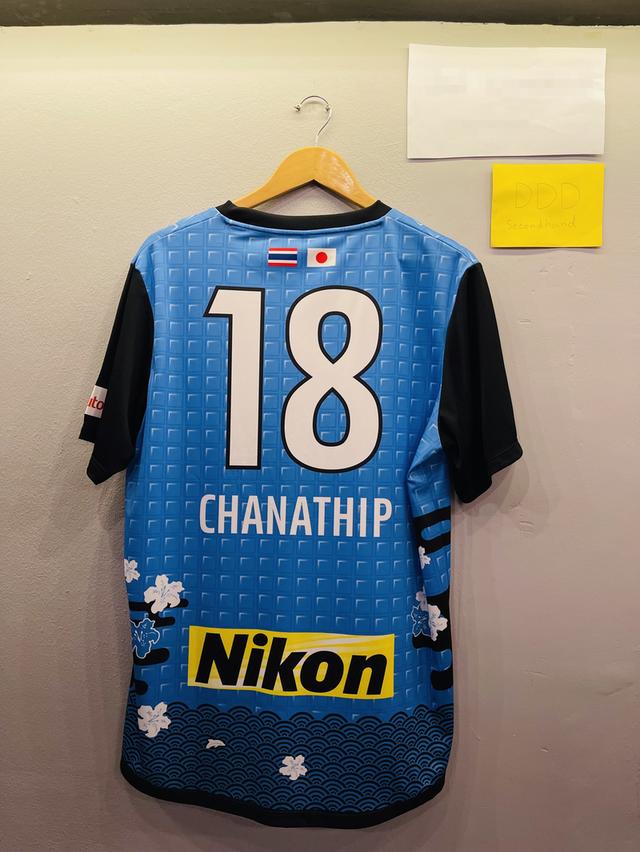เสื้อบอล Kawasaki Frontale เจลีก2022 - No.18 ชนาธิป Messi J ของแท้(มือ1) Size XL 23x28.5 ส่งฟรี