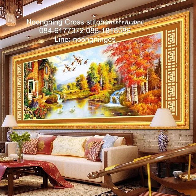 ร้าน Noongning Cross stitch ครอสติสพิมพ์ลาย จำหน่ายอุปกรณ์ครอสติส ภาพติดเพชร1694 4