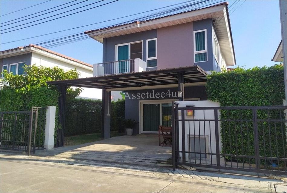 AH217 บ้านเช่านนทบุรี ให้เช่าบ้านเดี่ยว เฟอร์นิเจอร์ครบ หมู่บ้านศุภาลัย วิลล์ วงแหวน ปิ่นเกล้าซอยวัดพระเงิน  1