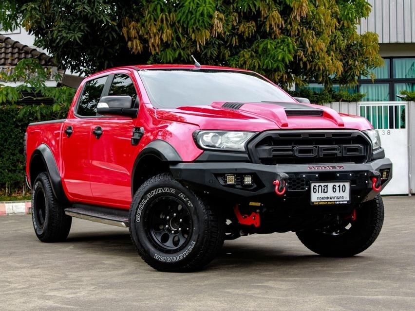 FORD RANGER 2.2 XLT HI-RIDER DOUBLE CAB 6 Speed ปี 2018 เกียร์ AUTO ดีเซล สีแดง รถบ้านพร้อมใช้งาน ไมล์เพียง 245,190 km. 3