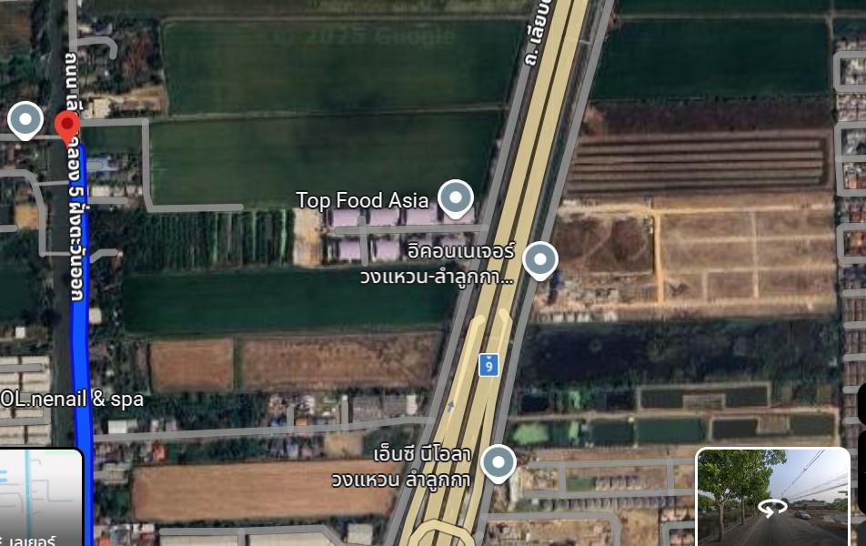 ขายที่ดิน ลำลูกกา คลอง5 ขนาด 14 ไร่ ติดถนนเลียบถนนกาญจณาภิเษก 8.5M/ไร่ 1