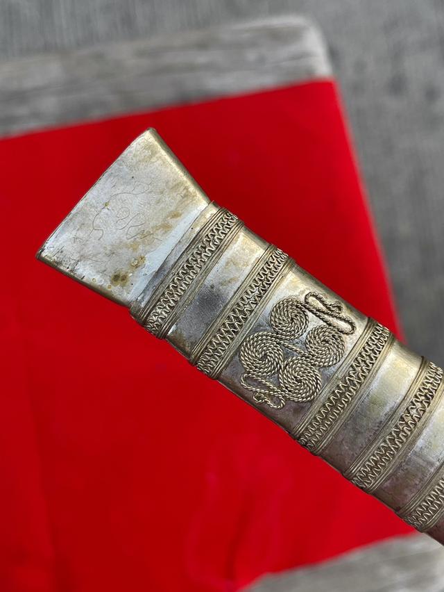 มีดหลูบเงินโบราณล้านนา ครูบาเทวฤทธิ์ มีดซุยอุ่ม มีดหมอล้านนา เจ้าน้อยต้นตาทิพย์