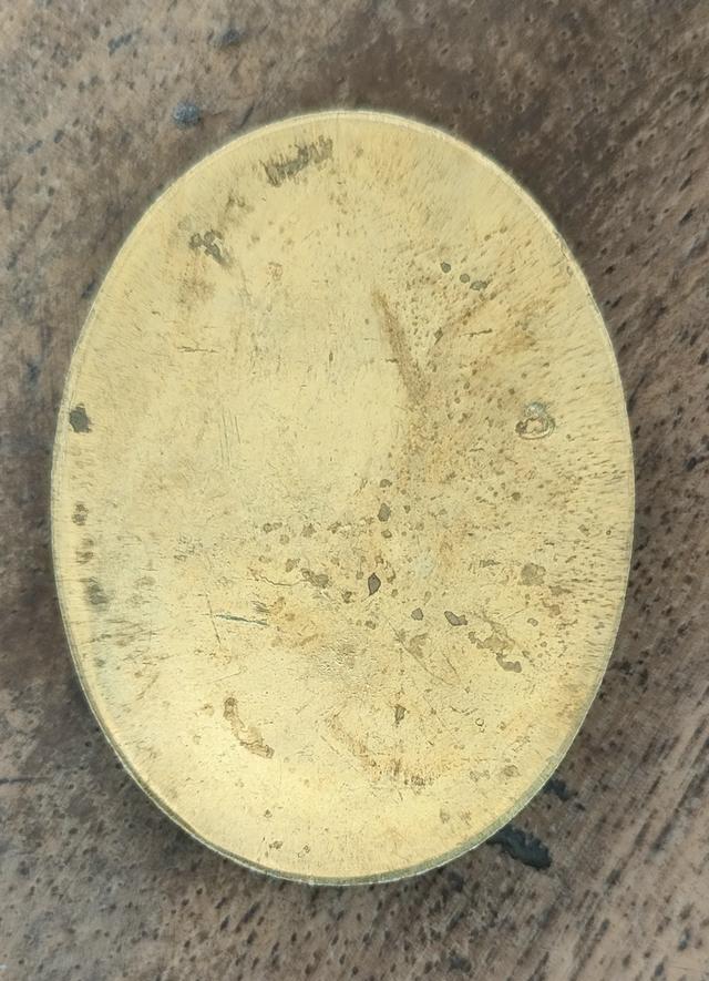 #เหรียญพระพรหมรูปไข่ รุ่น พรหมมาตาปิตุโร เนื้อทองฝาบาตร ปี 2562 พระมงคลวโรปการ (หลวงพ่อชำนาญ) วัดชินวรารามฯ จ.ปทุมธานี 