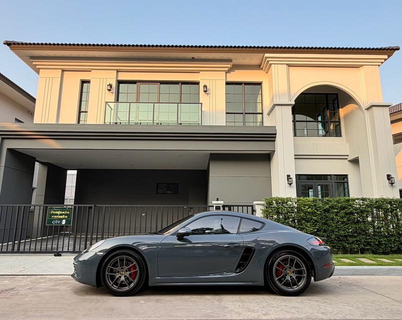 Porsche Cayman 718 สีเทา 2017 รถศูนย์ AAS มี Warranty 30/12/2569 รูปที่ 7