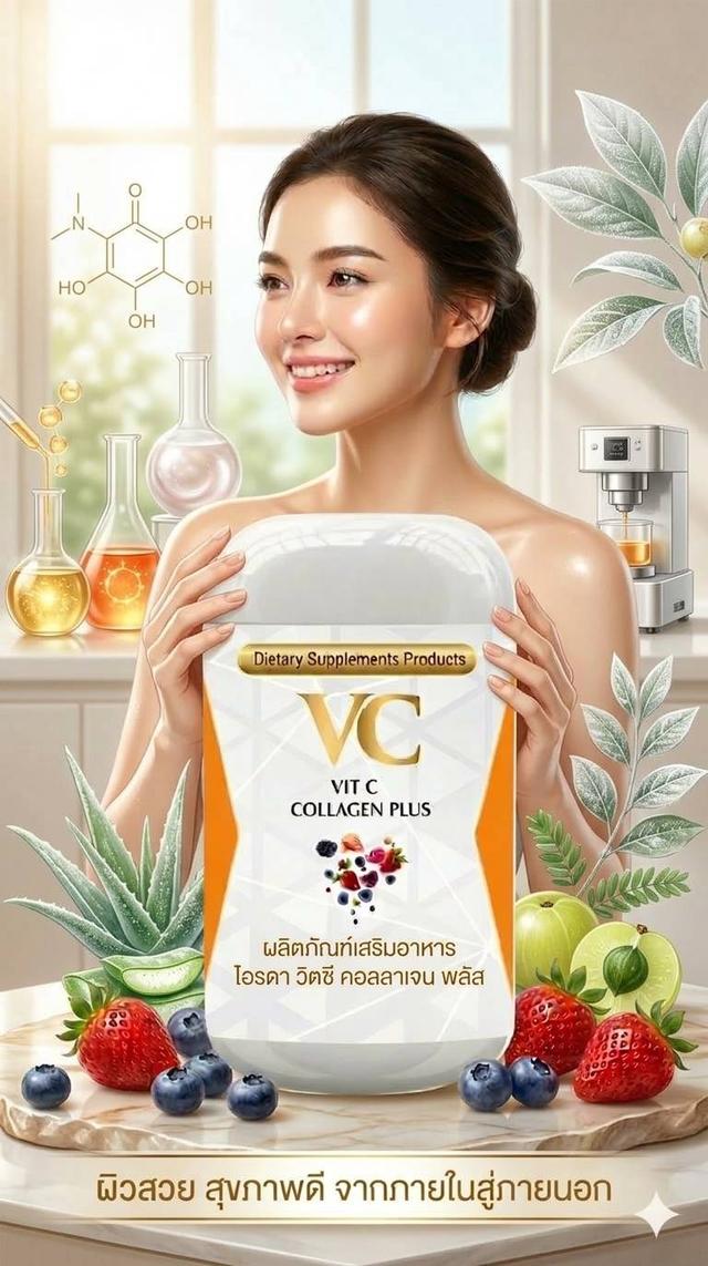 Vit​ c​ collogen​ plus​ปรับสภาพ​ผิว​ให้​ขาว​ใส รูปที่ 4