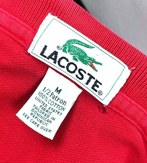 LACOSTE Classic-Fit Men’s Polo Shirt Red รูปที่ 2