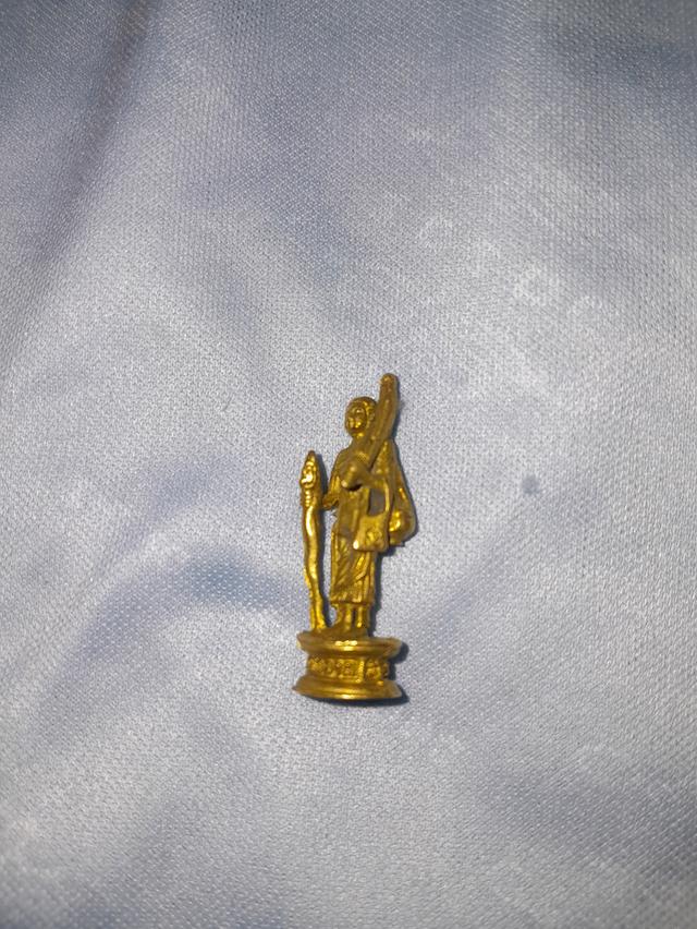 รูปหล่อ พระสิวลี มหาลาภ เนื้อนวะ ตอกโค๊ชที่ย่ามของแท้ สร้างน้อย หายาก หลวงปู่สมชาย ฐิตวิริโย วัดเขาสุกิม จันทบุรี รูปที่ 2