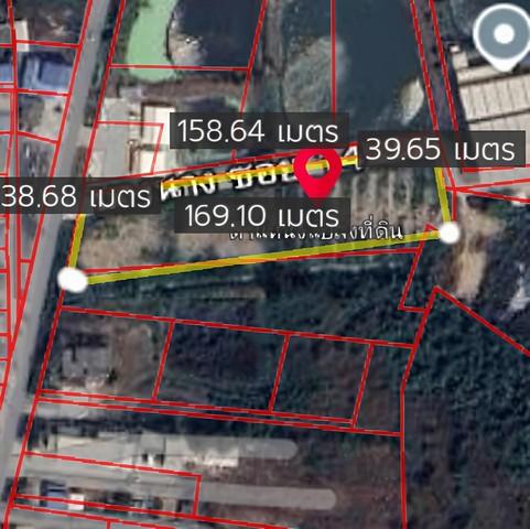 ขายที่ดินพานทองชลบุรี 4-1-35 ไร่ พื้นที่สีเหลือง 4-1-35 ไร่ (แบ่งได้ 2 ไร่) 3