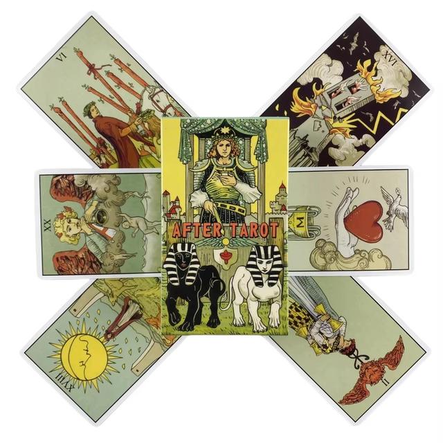 🎴 Rider Waite Tarot Cards English Version | Oracle Board Game for Family & Party Fun | 78-Card Deck