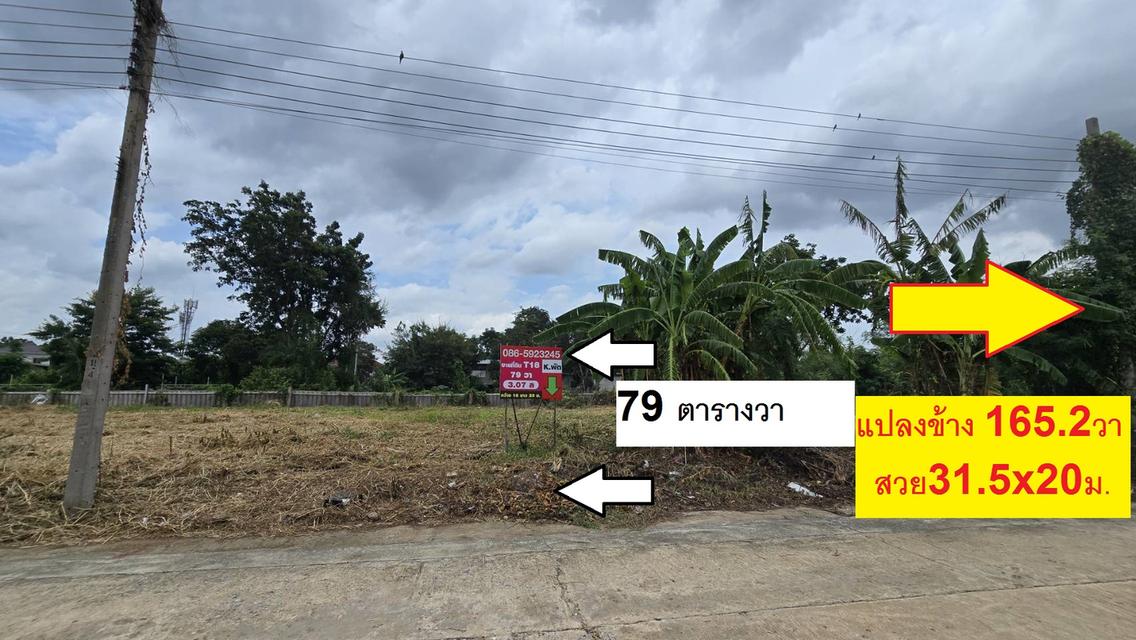 ขายที่หมู่บ้านจัดสรร ม.ลานทอง ปากเกร็ด เสมือนอยู่แจ้งวัฒนะ หรือเมืองทองธานี ใกล้นิดเดียว ที่ดินจัดสรรถมแล้วทำเลต้นซอย  165.2 ตารางวา Sqw 6.40 ล้าน 4