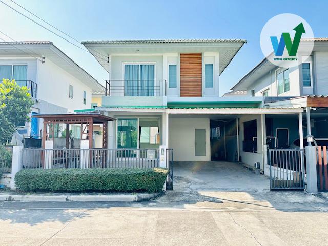 ขายบ้านใกล้สนามบิน กรูฟวิลล์ บางนา 3 ห้องนอน จอดรถได้ 3 คัน แปลงพิเศษ 1
