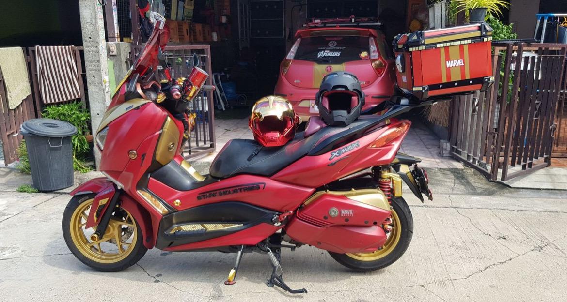 Yamaha XMAX 300 แต่ง Iron Man 3