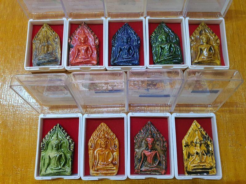 พระขุนแผนเคลือบ กรุวัดใหญ่ชัยมงคล อยุธยา พระประกวด 坤平 พระประกวด มีใบรับรอง