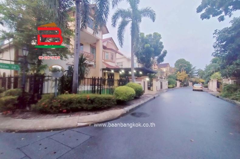 บ้านเดี่ยว หลังมุม โครงการ พฤกษ์ภิรมย์ รีเจ้นท์ เกษตร-นวมินทร์ เนื้อที่ 105.8 ตรว. ถนนรามอินทรา เขตบางเขน 3