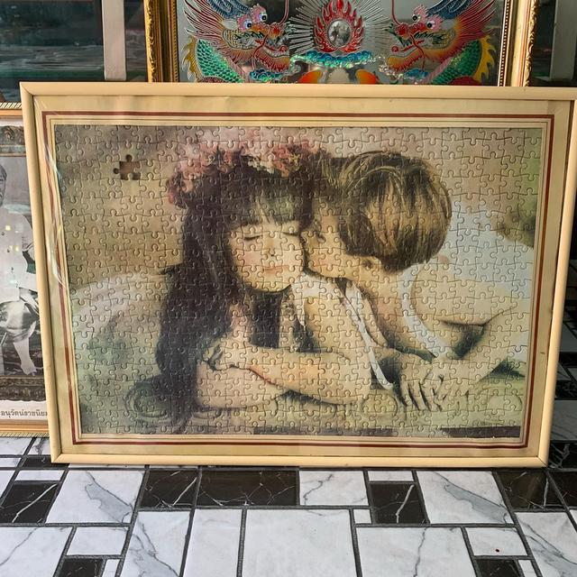ภาพจิ๊กซอว์พร้อมกรอบ แขวนผนัง