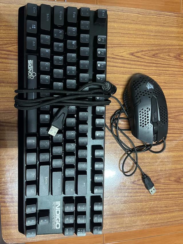 คีย์บอร์ดเกม รุ่น SIGNO Pro-Series KB-718 INDIGO TKL