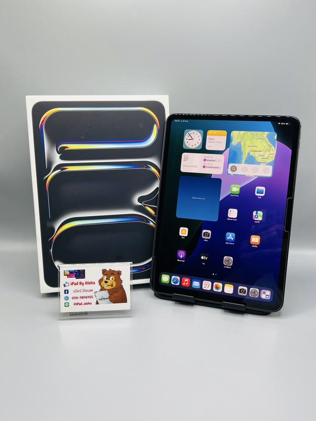 iPadPro11นิ้ว M4 256gb WiFi ประกันถึงสิ้นปี แบต100% นัดรับได้ครับ