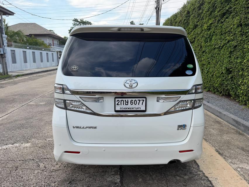2014 TOYOTA VELLFIRE 2.4 Hybrid E-Four ZG EDITION รุ่นท็อป (สีขาว) รูปที่ 6