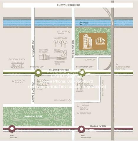 Condominium ไลฟ์ วัน ไวร์เลส ใหญ่ 35 ตร.ม. 1 BR 1 น้ำ ไม่ไกลจาก รถไฟฟ้า BTS เพลินจิต ราคางาม กรุงเทพ 2