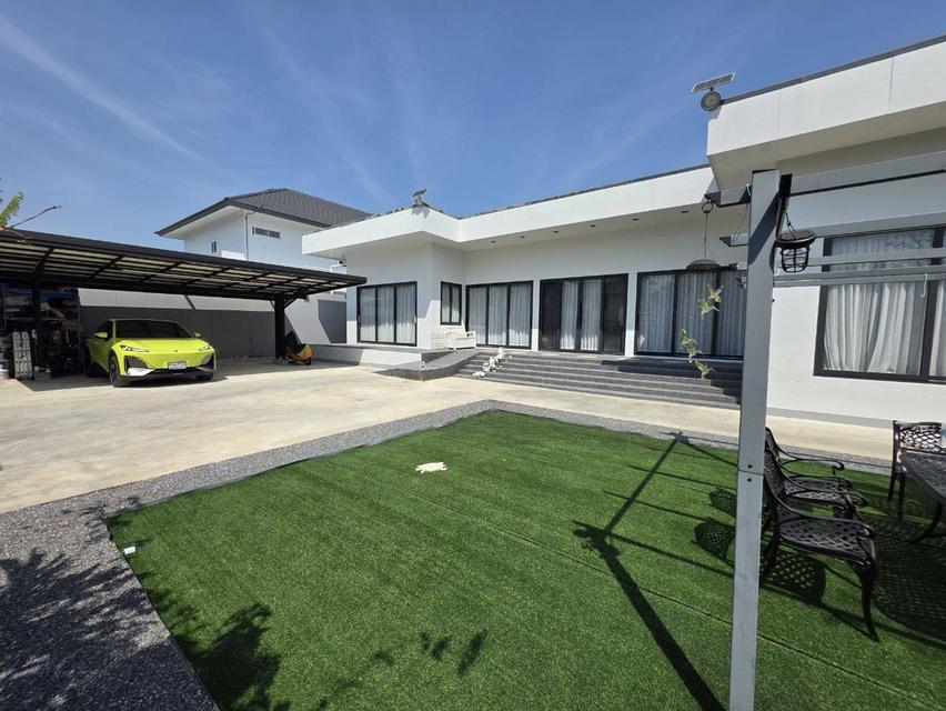 บ้านพร้อมที่ดิน บ้านเดี่ยวพร้อมที่ดิน สร้างเสร็จ 7 ตุลาคม 2567   ราคาขาย : ( 26,000,000.- ) พร้อมของตกแต่งครบพร้อมอยู่ -  แถมรถ Deepal s07 ปี2024-2025 3