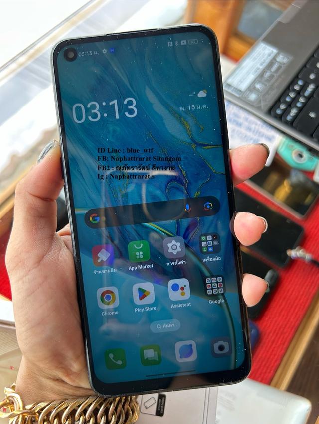 OPPO A74 5G Rom128 Ram6 กล้อง4เลนส์ สภาพสวย ใช้งานปกติ ได้ทุกซิม มีเคสให้